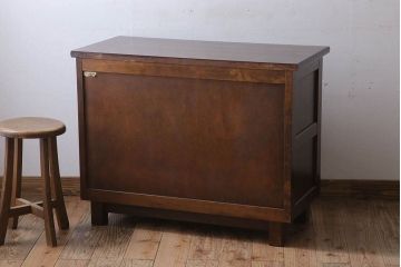 中古　北海道民芸家具　サイドボード(チェスト)