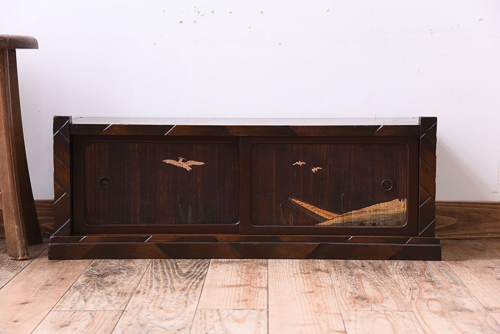 レトロ家具　置き床　置床　飾り棚　古道具　和家具　アンティーク　ヴィンテージ 楽天市場】置床 和室 置き床 床の間 飾り棚 和風 サイドボード