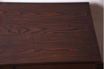 アンティーク家具　前面欅材!和製アンティークの引き出し付き収納棚