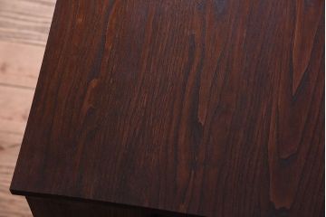 アンティーク家具　前面欅材!和製アンティークの引き出し付き収納棚