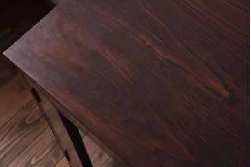 アンティーク家具　前面欅材!和製アンティークの引き出し付き収納棚