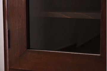 アンティーク家具　前面欅材!和製アンティークの引き出し付き収納棚