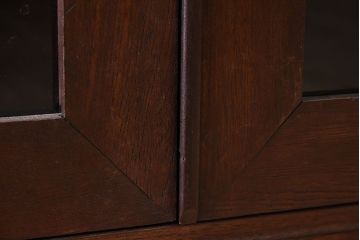 アンティーク家具　前面欅材!和製アンティークの引き出し付き収納棚