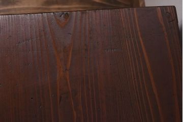 レトロ家具　古い木製のレトロでシンプルなアンティーク文机