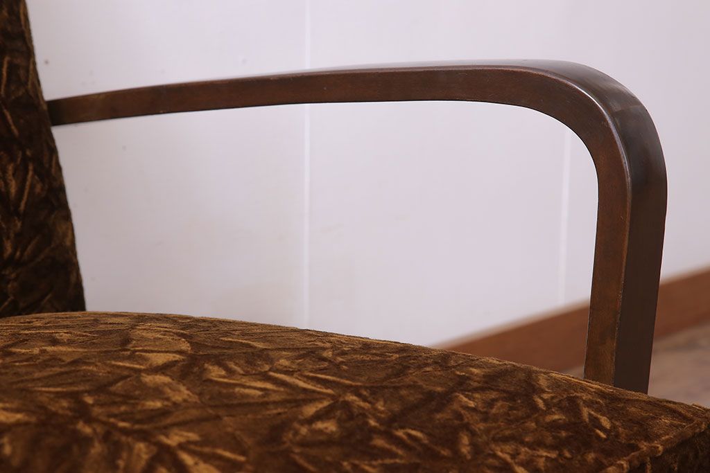 アンティーク家具　2人掛けアンティークアームソファ