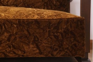 アンティーク家具　2人掛けアンティークアームソファ