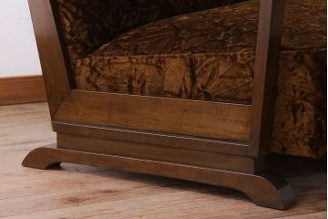 アンティーク家具　2人掛けアンティークアームソファ