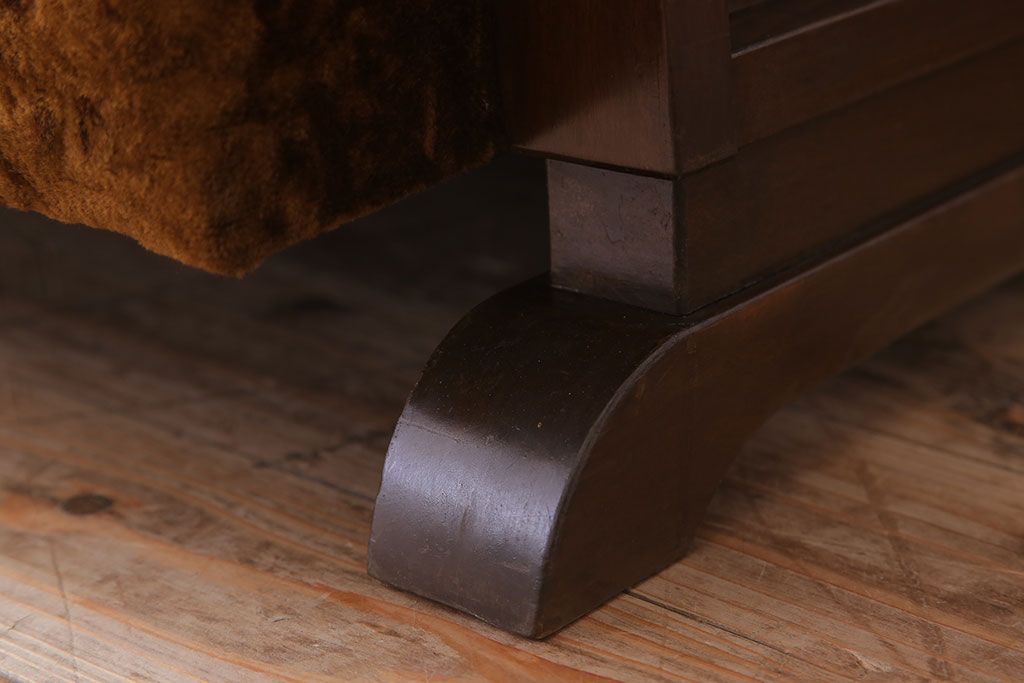 アンティーク家具　2人掛けアンティークアームソファ