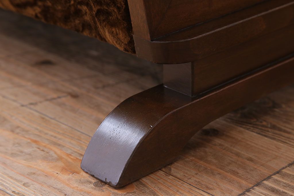 アンティーク家具　2人掛けアンティークアームソファ