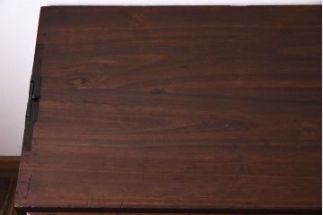 アンティーク家具　鉄脚付き!古い衣装箪笥ローボード