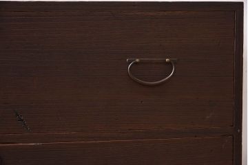 アンティーク家具　鉄脚付き!古い衣装箪笥ローボード