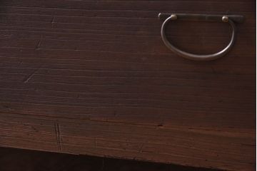 アンティーク家具　鉄脚付き!古い衣装箪笥ローボード