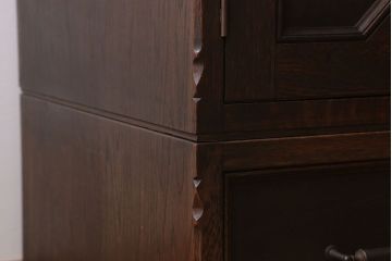 中古　高級品!永田良介商店製　優雅な洋服タンス(ワードローブ)(定価約83万円)