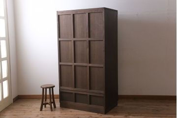 中古　高級品!永田良介商店製　優雅な洋服タンス(ワードローブ)(定価約83万円)