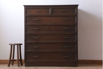 中古　高級品!永田良介商店製　優雅な整理タンス(チェスト)