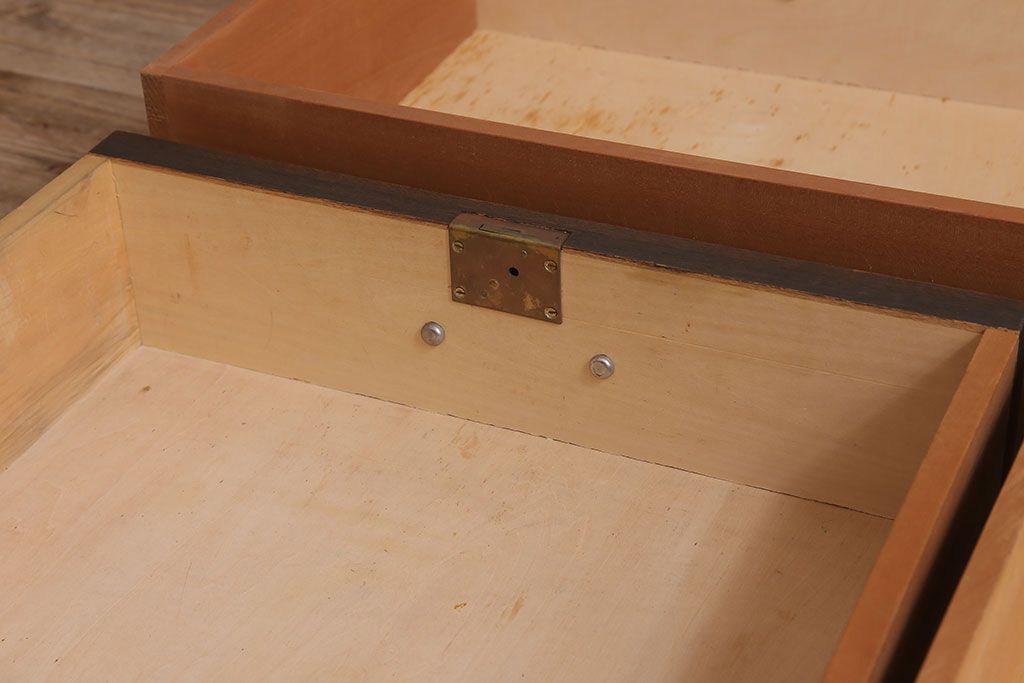 中古　高級品!永田良介商店製　優雅な整理タンス(チェスト)