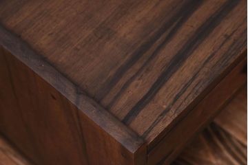 アンティーク家具　高級品　黒柿材!古い木製のシンプルなアンティーク文机