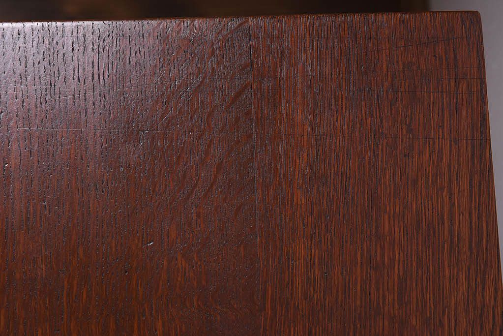 アンティーク家具　アンティーク　古い木のシンプルな平机(デスク・作業台)(1)