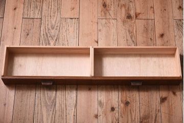 アンティーク家具　アンティーク　古い木のシンプルな平机(デスク・作業台)(2)