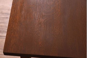 アンティーク家具　アンティーク　古い木のシンプルな平机(デスク・作業台)(2)