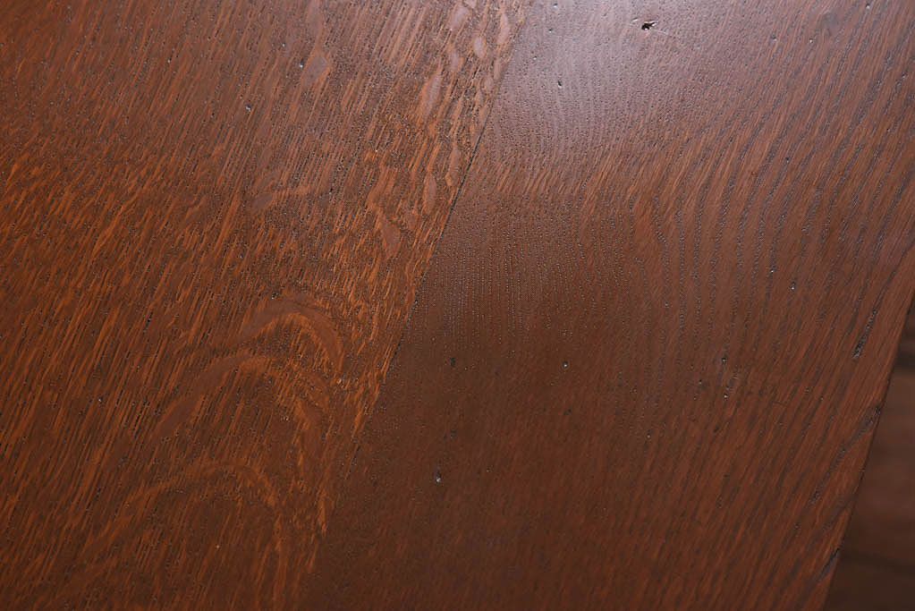 アンティーク家具　アンティーク　古い木のシンプルな平机(デスク・作業台)(2)