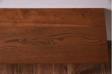 アンティーク家具　アンティーク　古い木のシンプルな平机(デスク・作業台)(3)