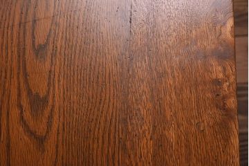 アンティーク家具　アンティーク　古い木のシンプルな平机(デスク・作業台)(3)