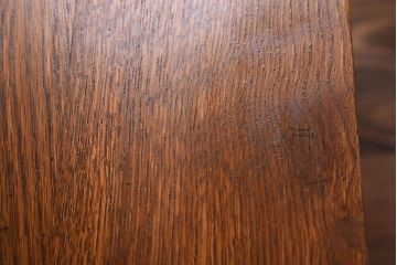 アンティーク家具　アンティーク　古い木のシンプルな平机(デスク・作業台)(3)