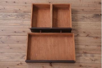 ビンテージ　松本民芸家具　上質な片袖机(デスク)(定価約30万)