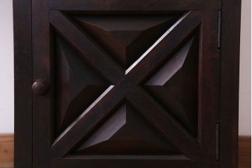 ビンテージ　松本民芸家具　上質な片袖机(デスク)(定価約30万)