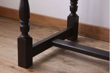 ビンテージ　松本民芸家具　上質な片袖机(デスク)(定価約30万)