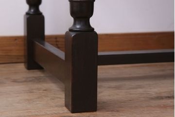 ビンテージ　松本民芸家具　上質な片袖机(デスク)(定価約30万)