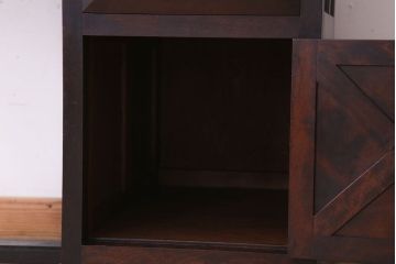 ビンテージ　松本民芸家具　上質な片袖机(デスク)(定価約30万)