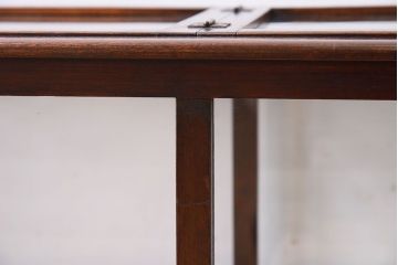 アンティーク家具　古い栓材の小ぶりなアンティーク上蓋式ショーケース(ガラスケース)