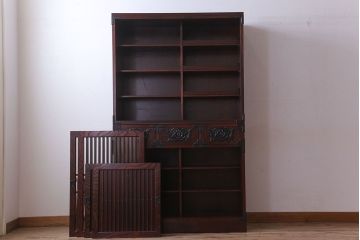 中古　伝統民芸家具　岩谷堂　食器棚(茶棚雪国)(定価約57万円)