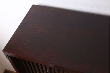 中古　伝統民芸家具　岩谷堂　食器棚(茶棚雪国)(定価約57万円)