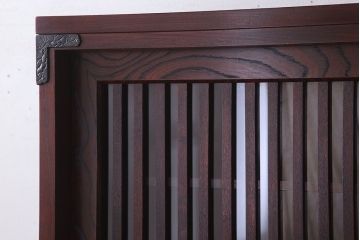 中古　伝統民芸家具　岩谷堂　食器棚(茶棚雪国)(定価約57万円)