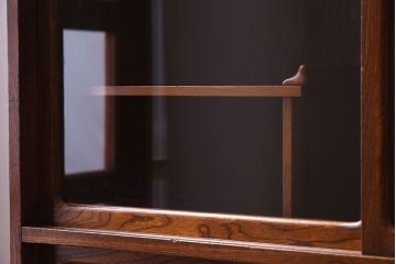 アンティーク家具　前面欅材製!大正昭和期　和製アンティークの茶箪笥