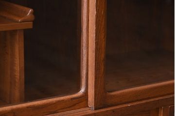 アンティーク家具　前面欅材製!大正昭和期　和製アンティークの茶箪笥