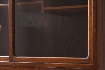 アンティーク家具　前面欅材製!大正昭和期　和製アンティークの茶箪笥