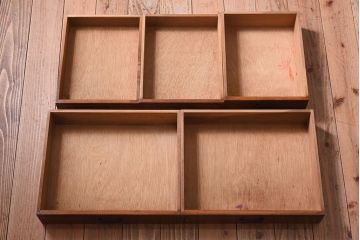 アンティーク家具　前面欅材製!大正昭和期　和製アンティークの茶箪笥