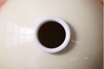 オールドノリタケ(日陶)　柿の絵柄入り　吊り下げ照明(ランプ・シェード)