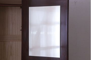 中古　岩谷堂箪笥　南部鉄器金具　木地呂塗り　上質な洋服箪笥(観音箪笥)(定価約98万円)