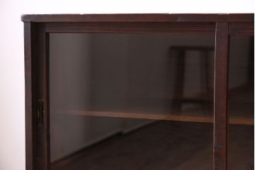 レトロ家具　昭和レトロ　鉄脚付き!アンティークローボード(2)