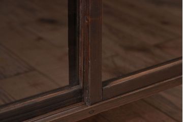 レトロ家具　昭和レトロ　鉄脚付き!アンティークローボード(2)