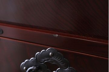 中古　岩谷堂箪笥　手打ち金具　木地呂塗り　上質な重ね衣装箪笥(定価約210万円)