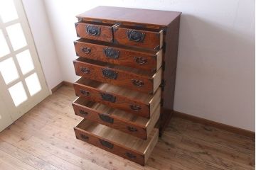 中古　伝統民芸家具　岩谷堂　重ね箪笥(衣装箪笥)