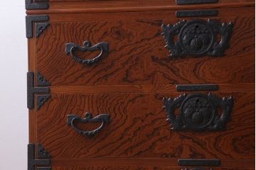 中古　伝統民芸家具　岩谷堂　重ね箪笥(衣装箪笥)