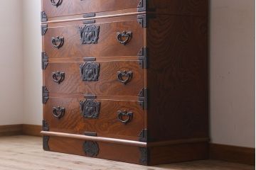 中古　伝統民芸家具　岩谷堂　重ね箪笥(衣装箪笥)