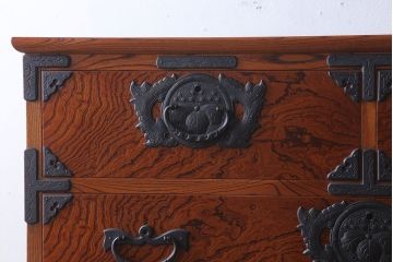 中古　伝統民芸家具　岩谷堂　重ね箪笥(衣装箪笥)